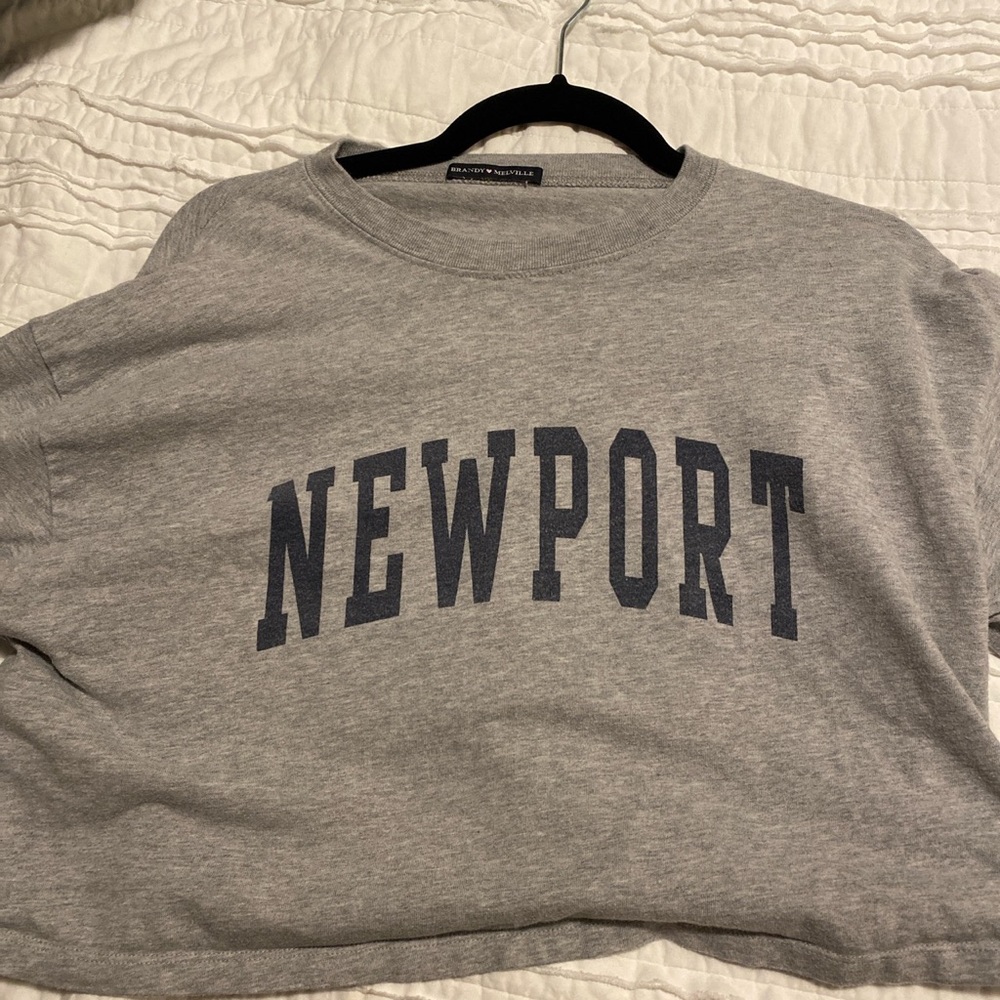 John Galt Newport cropped long sleeve